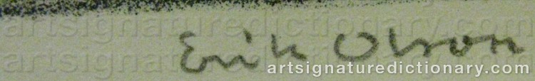 Signature by Erik OLSON