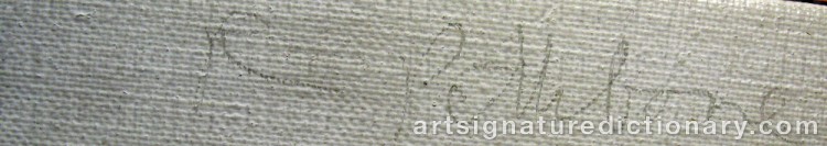 Signature by Richard PETTIBONE