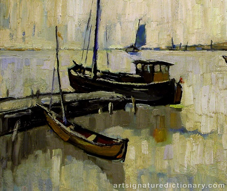 Close-up details showing Willem PAERELS signature forgery characteristics