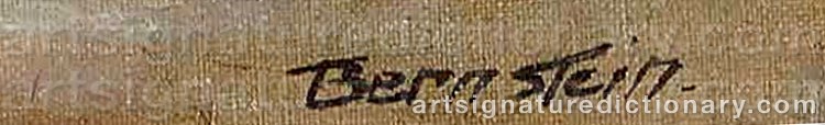 Authentic signature by Theresa Ferber BERNSTEIN on  artwork