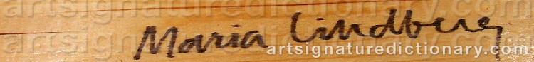 Signature by Maria LINDBERG