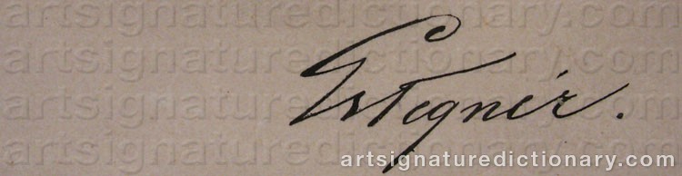 Authentic signature by Esaias TEGNÉR on  artwork