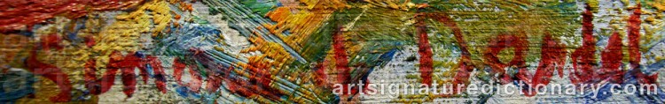 Signature by Simone De DARDEL