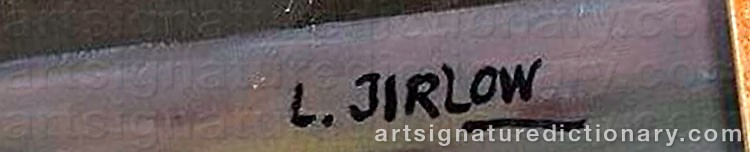 Signature by Lennart JIRLOW