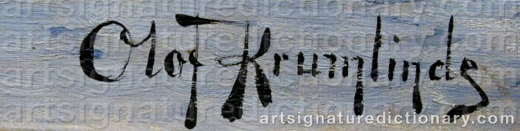 Signature by Olof KRUMLINDE