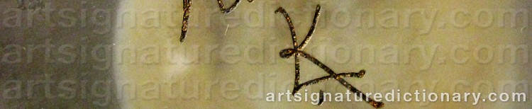Signature by Karl LINDEBERG