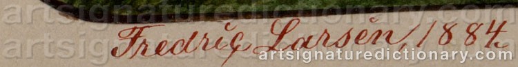 Signature by Fredric LARSÉN