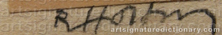Signature by Ragnar Von HOLTEN