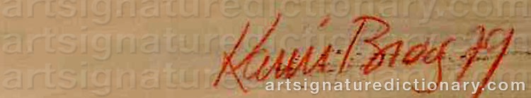 Signature by Karin BROOS