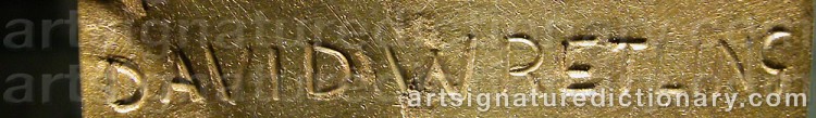 Signature by David WRETLING