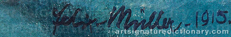 Signature by Conrad FELIXMÜLLER
