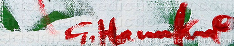 Signature by Göran HAUSENKAMP