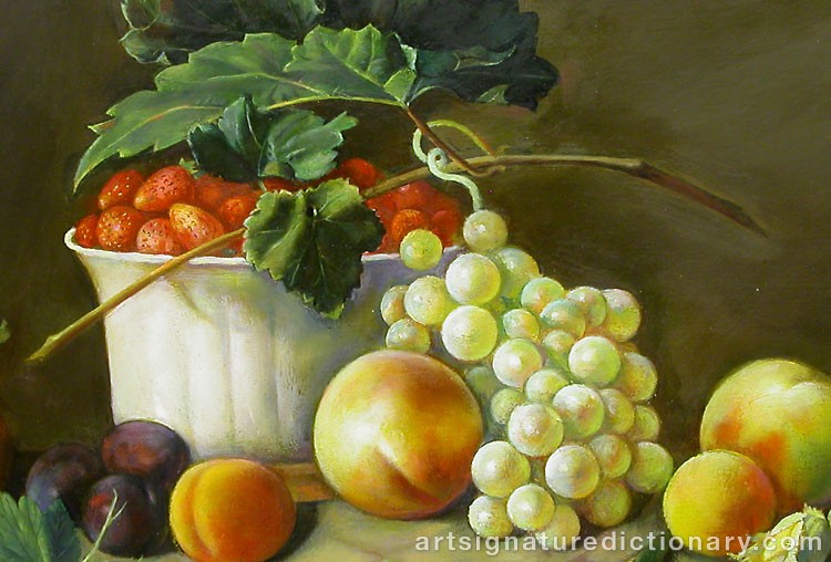 Close-up details showing Hansine KERRN-ECKERSBERG signature forgery characteristics