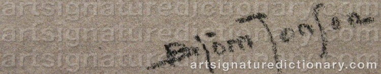 Signature by Björn JONSON