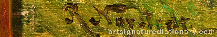 Signature by Reinhold NORSTEDT