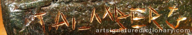 Signature by Tomas ALMBERG