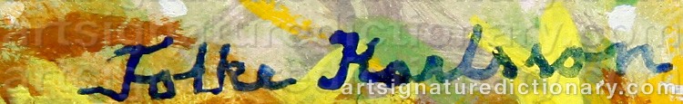 Signature by Folke KARLSSON