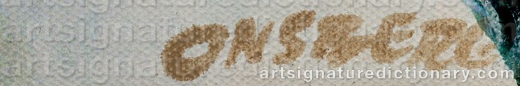 Signature by Ulf ONSBERG