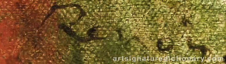 Signature by Pierre Auguste RENOIR