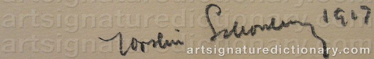 Signature by Torsten SCHONBERG
