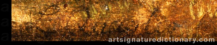 Authentic signature by Lorenzo The Elder QUAGLIO on Painting/Watercolour artwork