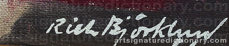 Signature by Richard BJÖRKLUND