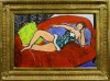 Close-up details showing Henri MATISSE signature forgery characteristics