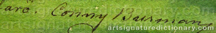 Signature by Conny BURMAN