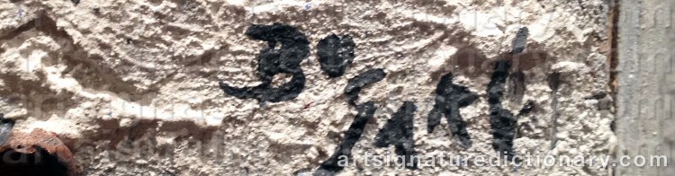 Signature by Bram BOGART