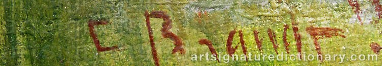 Signature by Carl BRANDT
