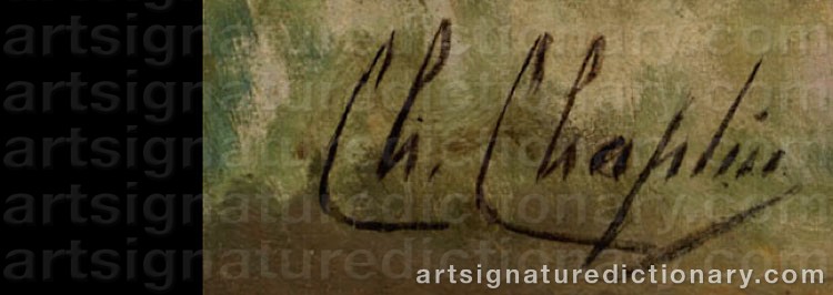 Signature by Charles CHAPLIN