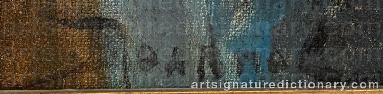 Signature by Vasili Dimitrevich POLENOV
