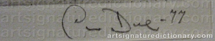 Signature by Christian DUE