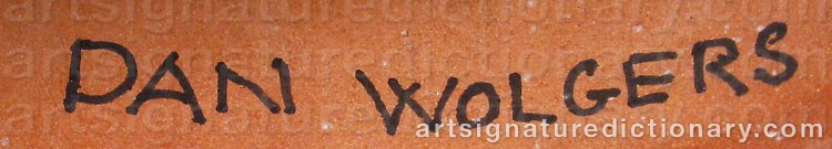 Signature by Dan WOLGERS