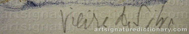 Signature by Maria Elena VIEIRA DA SILVA