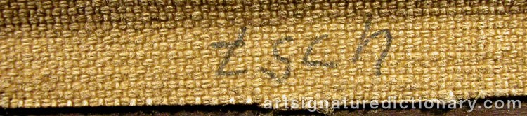 Close-up details showing Axel Wilhelm NORDGREN signature forgery characteristics