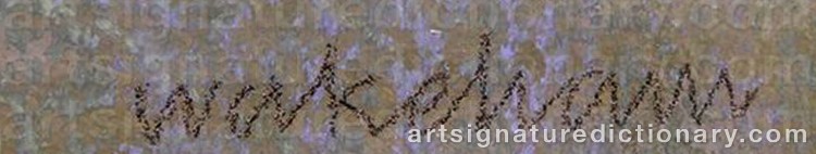 Authentic signature by Duane WAKEHAM on Painting/Watercolour artwork