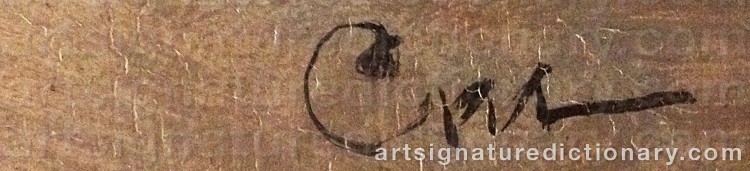 Signature by Gustaf CEDERSTRÖM