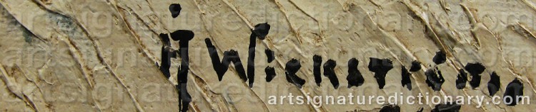 Signature by Åke WICKSTRÖM