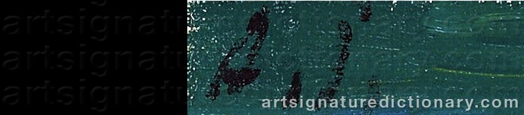 Signature by Alexei Von JAWLENSKY