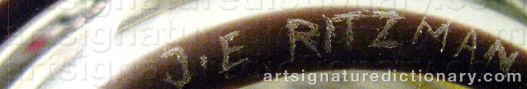 Signature by Jan-Erik RITZMAN