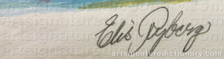 Signature by Elis RYBERG