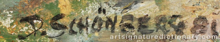 Authentic signature by Dagny SCHÖNBERG on Painting/Watercolour artwork