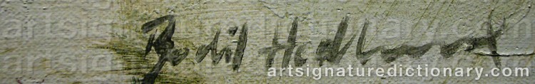 Signature by Bodil HEDLUND
