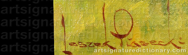 Signature by Leszek PIASECKI