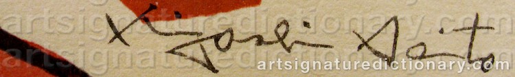 Signature by Kiyoshi SAITO