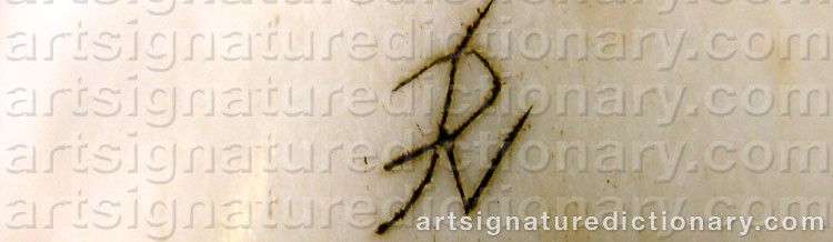 Authentic signature by Per-Erik (Sami Artist) NILSSON on Other artwork