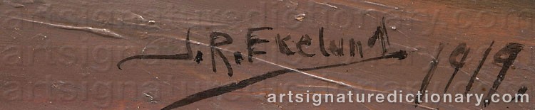 Signature by John Rafael EKELUND