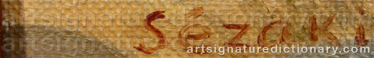Signature by Haruo SEZAKI