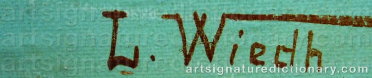 Signature by Leonard WIEDH